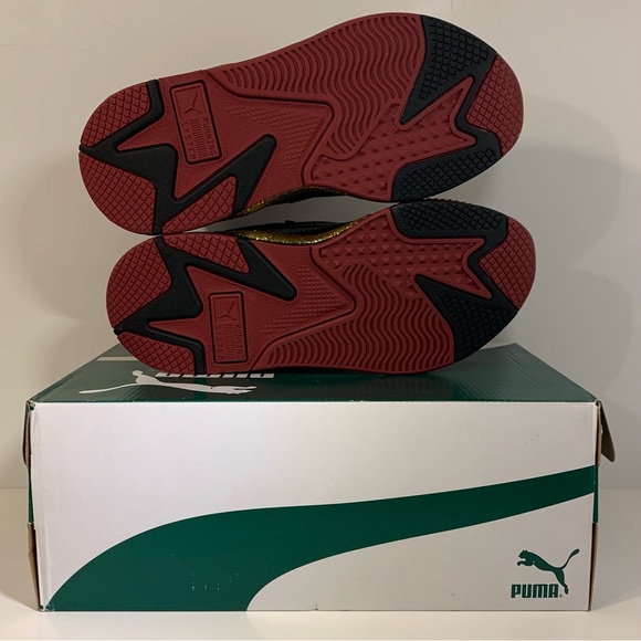 [BRAND NEW] PUMA RS-X GLITZ CC BLACK TIBETAN RED GOLD WOMENS SIZE 8.5 SNEAKERS - Picture 8 of 9